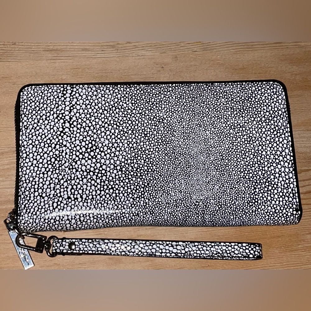 Halogen Genuine Leather Accordion Zip Wallet Wristlet Clutch Nordstrom